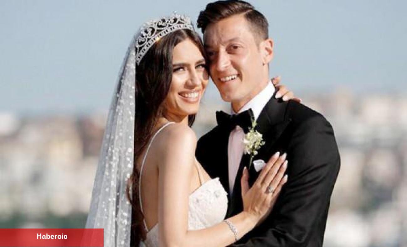 Amine Gülşe ve Mesut Özil'den evlilik yıl dönümü kutlaması! "Diğer yarım..."