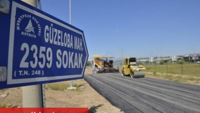 Antalya Güzeloba’ya sıfır asfalt