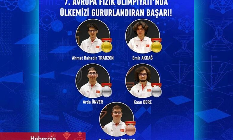 Avrupa Fizik Olimpiyatı’ndan 5 Madalyayla Döndüler - Haberois Avrupa Fizik Olimpiyatı’ndan 5 Madalyayla Döndüler