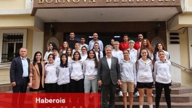 Başkan İduğ, şampiyonları ağırladı