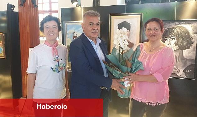 Başkan Tekin'den anlamlı sergiye ziyaret - Haberois Başkan Tekin'den anlamlı sergiye ziyaret