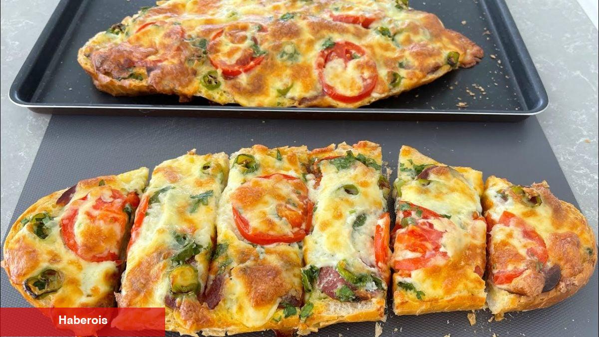 Bayatlayan ekmekleri çöpe atmaya son! Bayat ekmekle yapacağınız efsane pizza!