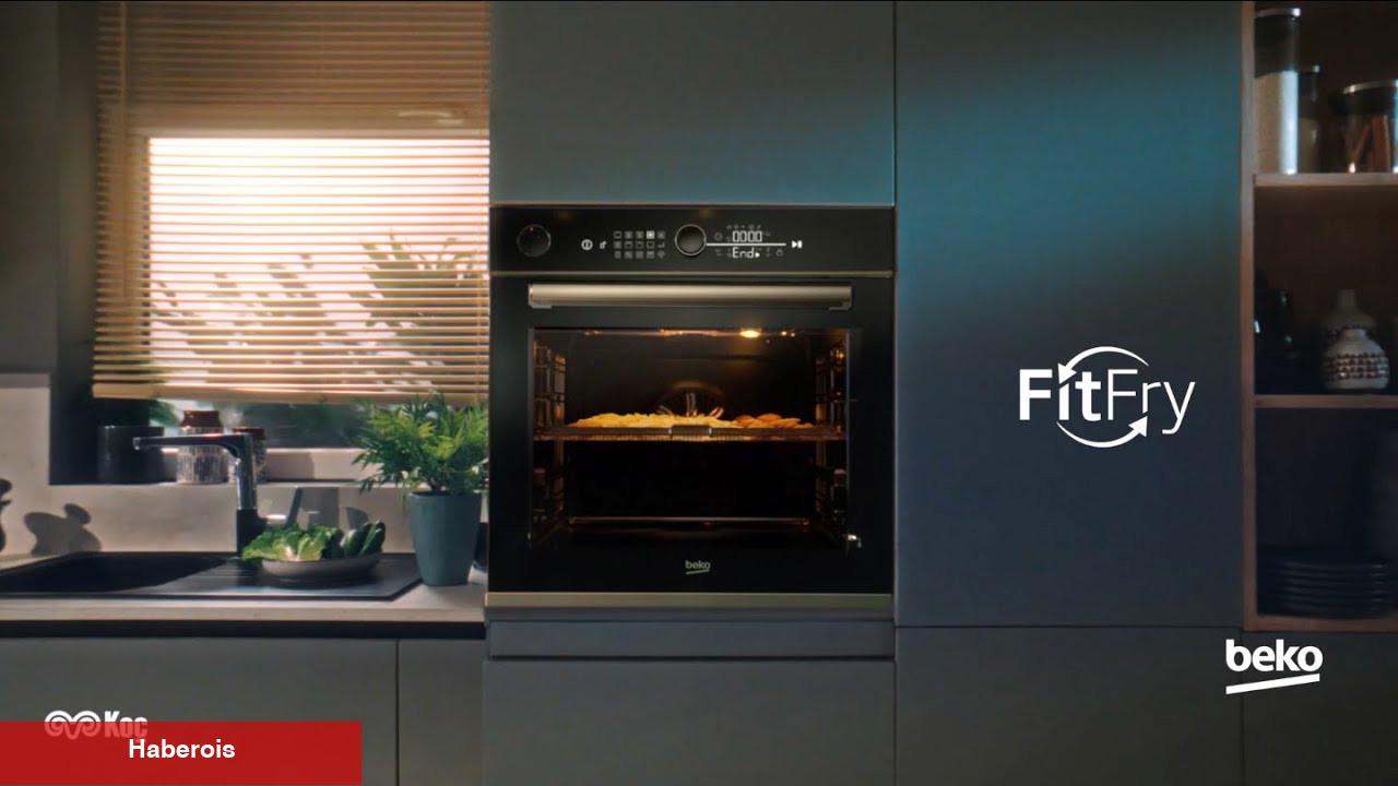 Beko'dan fryer özellikli ankastre fırın Fitfry
