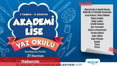 Bilgievleri ve Akademi Lise'de yazın okula gitmek daha da eğlenceli