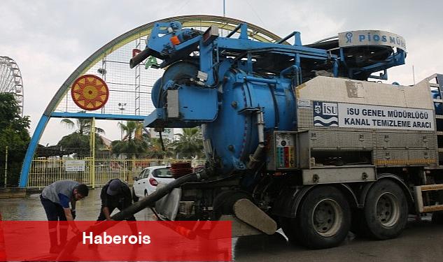 Büyükşehir, sağanak yağışa anında müdahale ediyor