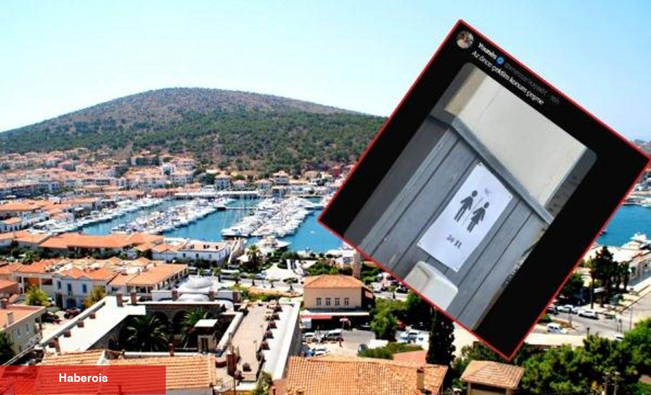 Çeşme'deki tuvalet fiyatı gündem oldu! Toplumsal medyada dikkat çeken 50 TL'lik tuvalet fiyatı...