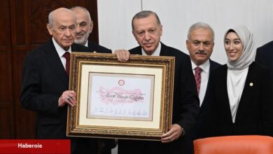 Cumhurbaşkanı Erdoğan Meclis'te yemin etti