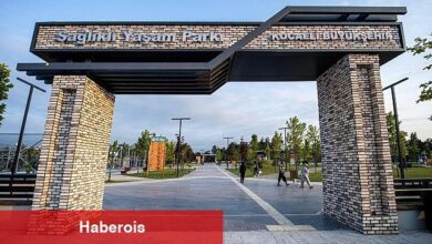 Derince Sağlıklı Yaşam Parkını inceleyen Başkan Büyükakın, sağlıklı yaşama adım atmak için herkesi bu güzel parka davet etti