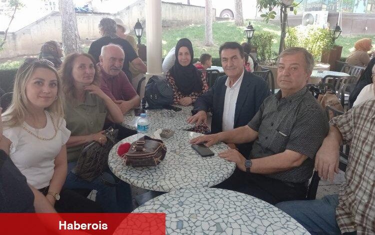 DSP'den Mustafa Dündar'a ziyaret - Haberois DSP'den Mustafa Dündar'a ziyaret