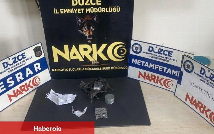 Düzce'de uyuşturucuya geçit yok! - Haberois Düzce'de uyuşturucuya geçit yok!