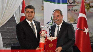 Edirne Valisi'ne veda yemeği
