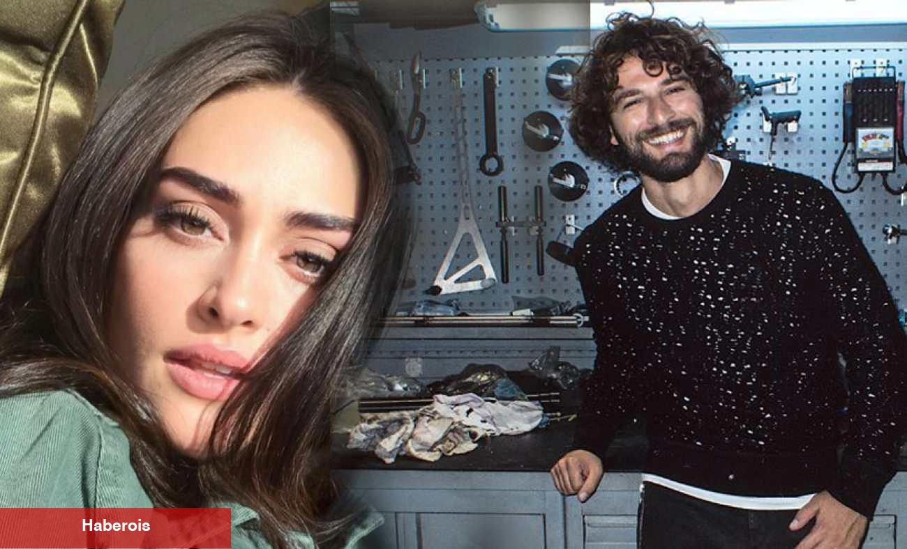 Esra Bilgiç ve Birkan Sokullu'dan göz kamaştırıcı birinci kare geldi! Sinema setinden...