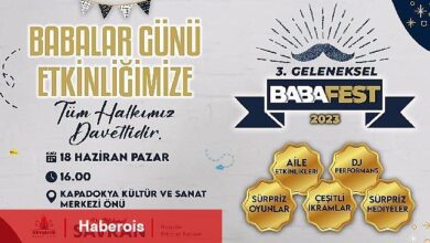 Geleneksel "3. Babafet Festivali " 18 Haziran Pazar günü yapılacak