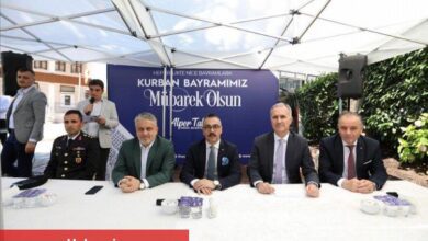 İnegöl protokolünden bayramlaşma töreni