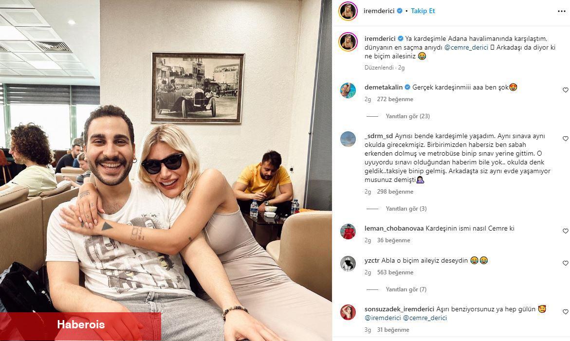 İrem Derici yıllardır sır üzere sakladığı kardeşini paylaştı! Demet Akalın kayıtsız kalamadı