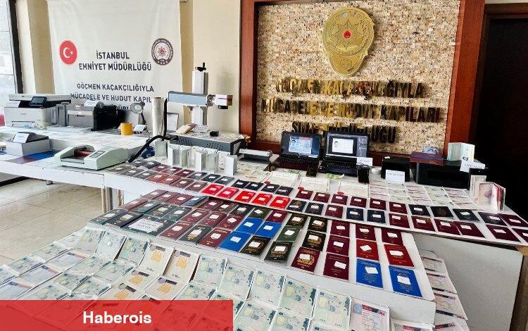 İstanbul'da sahte pasaport atölyesine 2 tutuklama - Haberois İstanbul'da sahte pasaport atölyesine 2 tutuklama