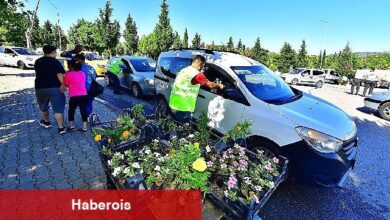 İzmir Büyükşehir Belediyesi'nden mezarlıklarda çiçek sürprizi