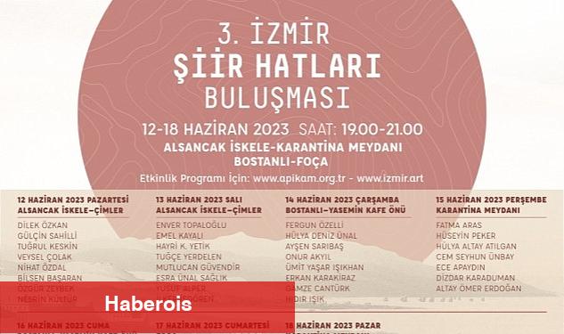 İzmir'in dört bir yanı "Şiir Hatları" ile örülecek - Haberois İzmir'in dört bir yanı "Şiir Hatları" ile örülecek