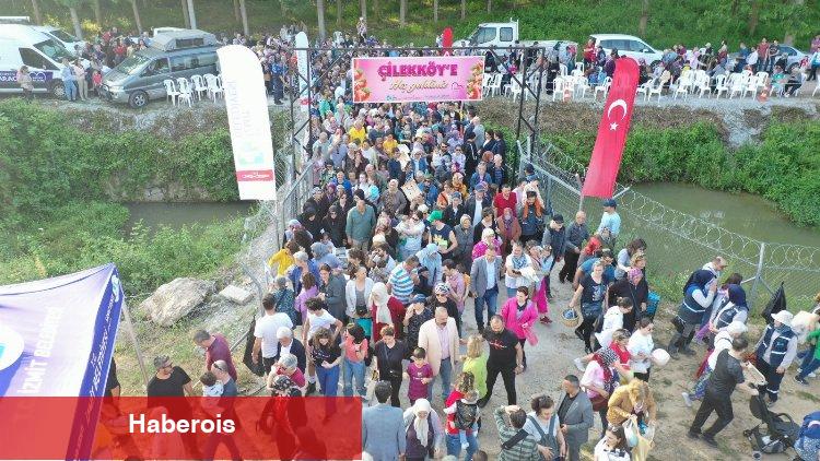 İzmit Çilek Köyü’nde muhteşem hasat