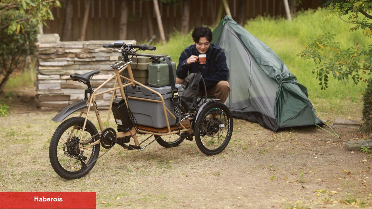 Japon motor devi Kawasaki, birinci üç tekerlekli kargo bisikletini tanıttı