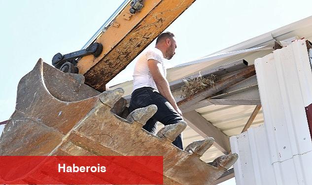 Kaçak yapı yıkımını kuş yuvası durdurdu