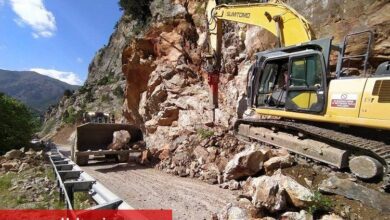 Kapuzbaşı Şelaleri yolunda önemli çalışma
