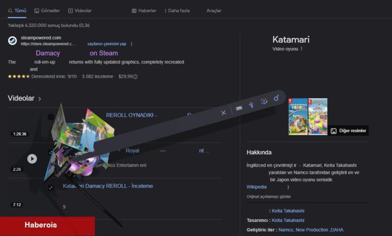 Keyfiniz Mi Yok? Google'da Katamari Oynamayı Deneyin! - Haberois Keyfiniz Mi Yok? Google'da Katamari Oynamayı Deneyin!