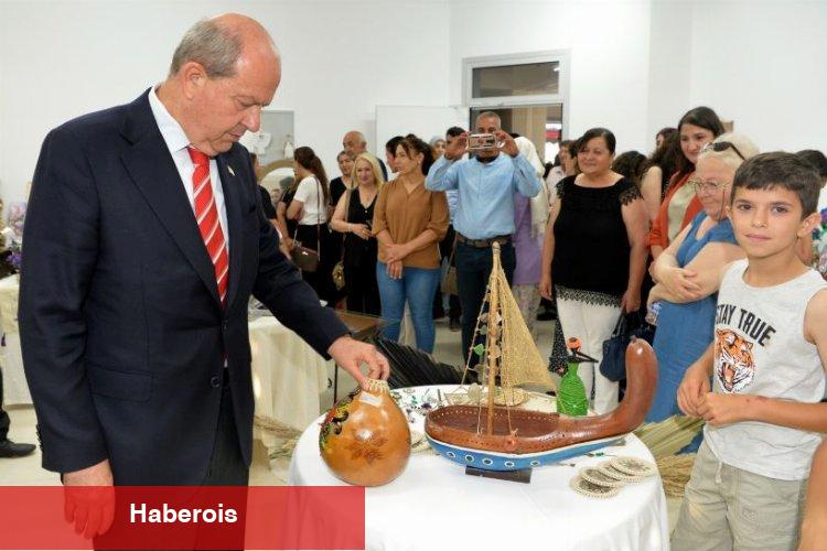 KKTC'de köy kadınlarının el emekleri sergilendi