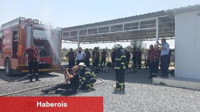 Konya Büyükşehir İtfaiyesi KKTC Genel Kuvvetler Komutanlığı İtfaiye Personeline Eğitim Verdi