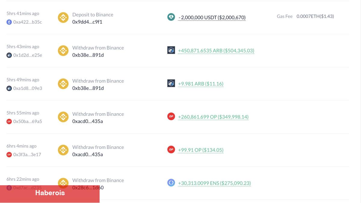 Kripto Balinaları Binance’de Bu 5 Altcoin’e Akın Etti! - Haberois Kripto Balinaları Binance’de Bu 5 Altcoin’e Akın Etti!