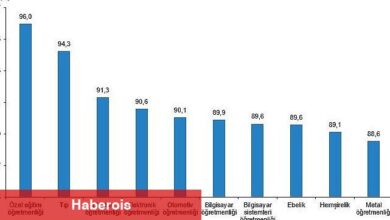 Lisans mezunlarında kayıtlı istihdam oranı 2022 yılında %71,7 olarak gerçekleşti