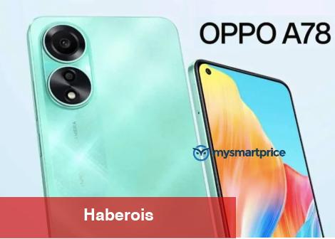Oppo A78 bu kere tasarım imgeleriyle ortaya çıktı