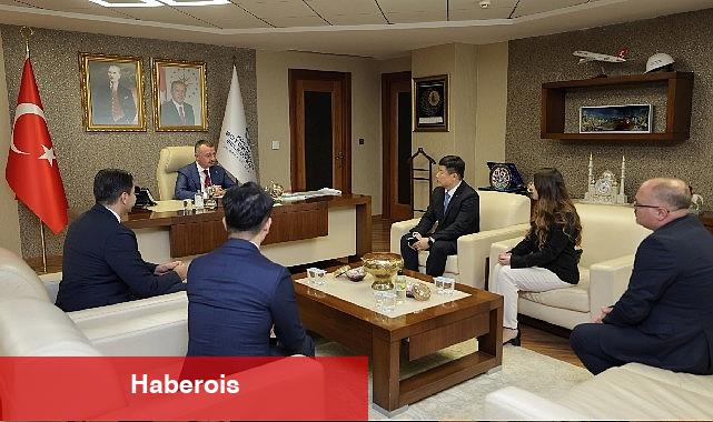 Posco'nun CEO'sundan Başkan Büyükakın'a ziyaret - Haberois Posco'nun CEO'sundan Başkan Büyükakın'a ziyaret