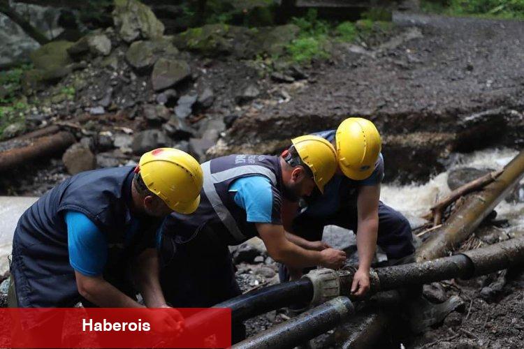 Sakarya yağışlarda hasar gören o yol için seferber oldu