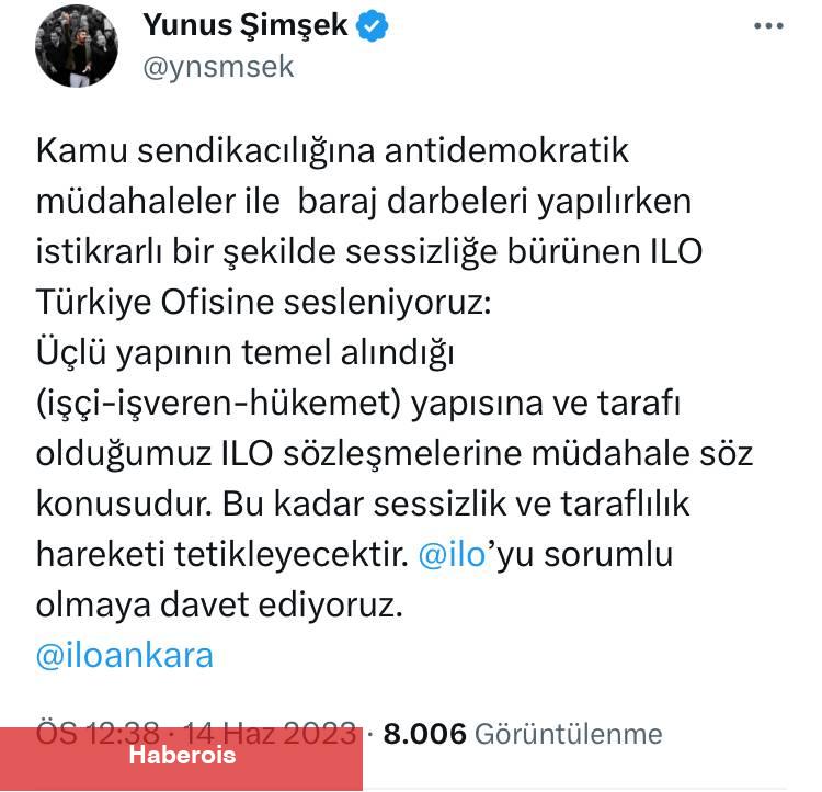 Sendikalar, ILO’ya ‘Yüzde 2’ İçin ‘Sorumluluk Al’ Çağrısına Hazırlanıyor!