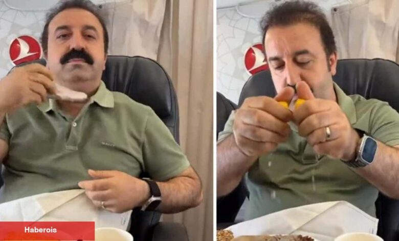 Şırdancı Mehmet'ten uçakta reaksiyon toplayan hareket! Uçakta göğsünden şırdan çıkardı... - Haberois Şırdancı Mehmet'ten uçakta reaksiyon toplayan hareket! Uçakta göğsünden şırdan çıkardı...