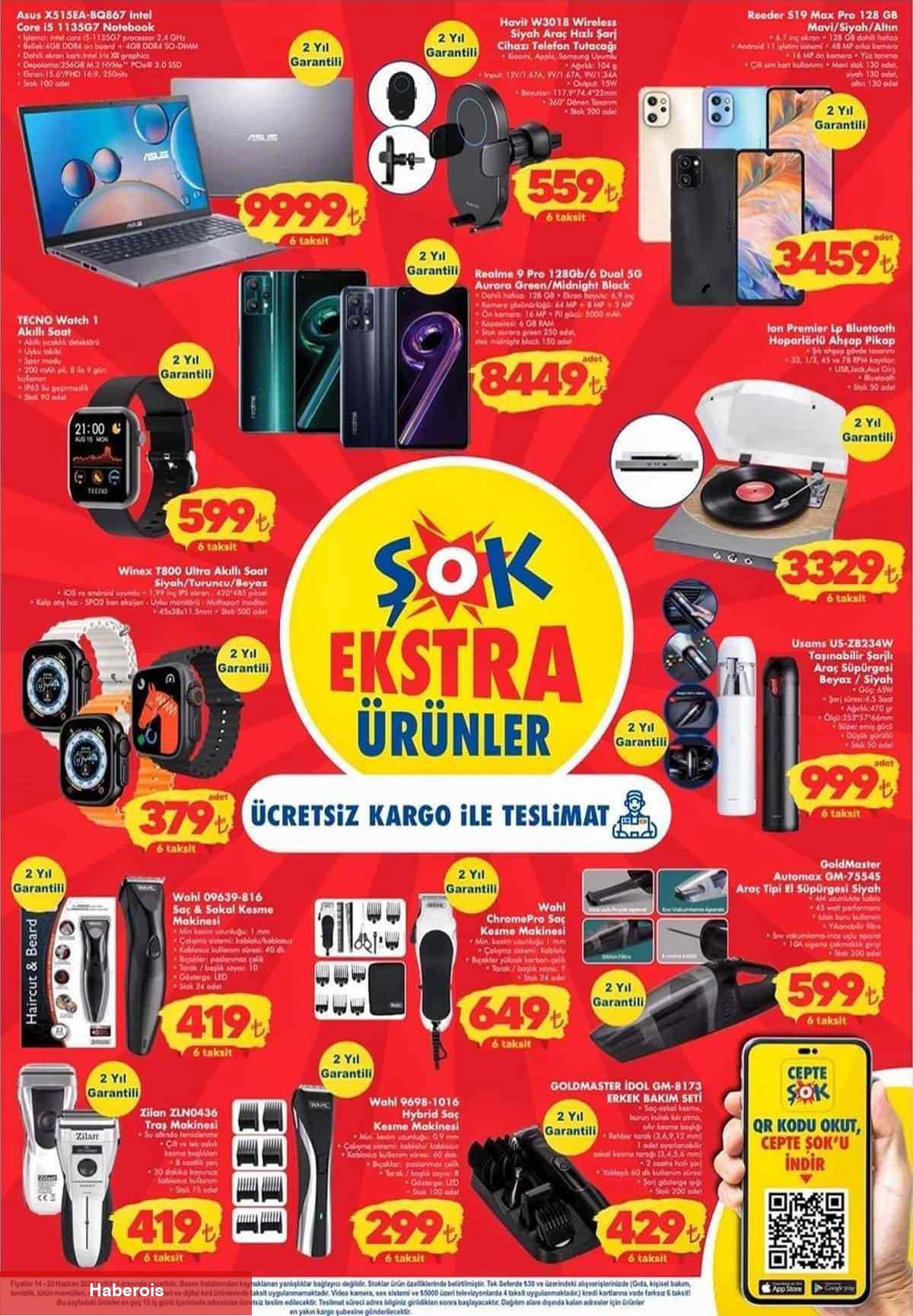 ŞOK 14-20 Haziran 2023 aktüel eserler kataloğu:Bu hafta ŞOK market indirimli eserler neler?