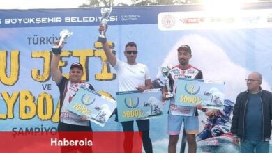 Su jeti ve Flyboard Şampiyonası nefesleri kesti