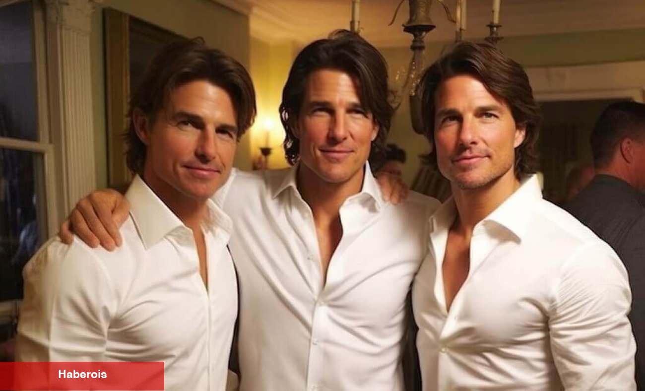 Tom Cruise’un dublörleriyle birlikte görüntülendiği sanılmıştı! Gerçek değişik çıktı