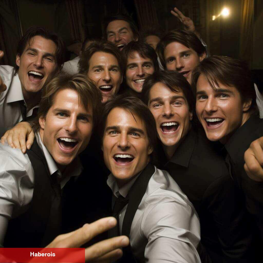 Tom Cruise’un dublörleriyle birlikte görüntülendiği sanılmıştı! Gerçek değişik çıktı