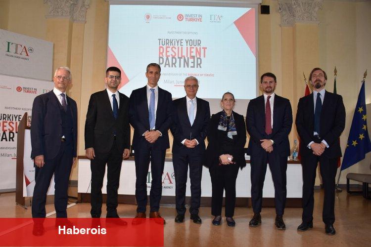 'Türkiye Yüzyılı' yatırım resepsiyonu Milano'da gerçekleştirildi