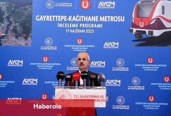 Türkiye'nin en süratli metrosu İstanbul Havalimanı-Gayrettepe metrosunda sona gelindi!