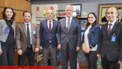 TÜSÇAD yönetiminden M. Müfit Aydın'a ziyaret