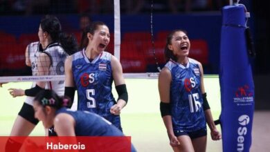 Voleybol Bayanlar Milletler Ligi'nde Tayland, Güney Kore'yi mağlup etti