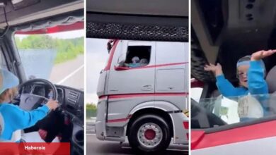 Yürekleri ağıza getiren görüntü! Kenan Sofuoğlu'nun 4 yaşındaki oğlu Zayn tır kullandı