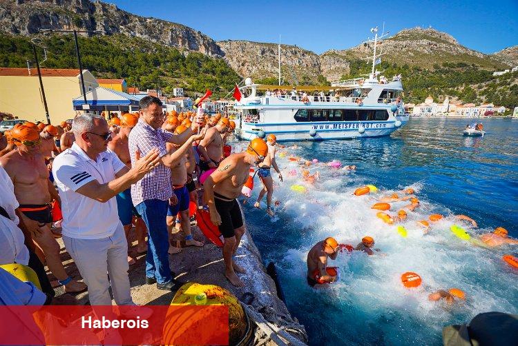 Yüzme yarışlarının 'Formula 1'i Kaş'ta sona erdi