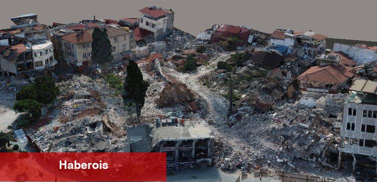 752 yıllık tarihi enkazda lazerle nokta ölçümü