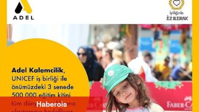 Adel Kalemcilik, UNİCEF işbirliği ile önümüzdeki 3 senede 500.000 eğitim kitini tüm dünya çocuklarına ulaştırmayı hedefliyor…