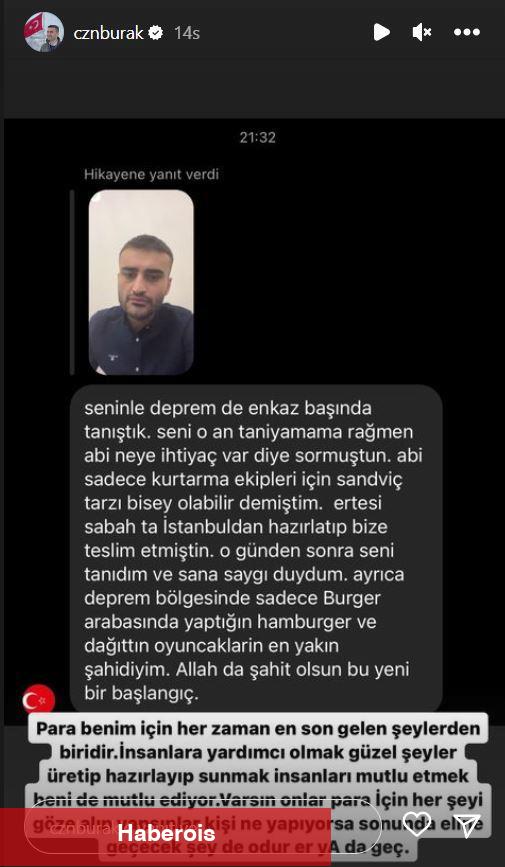 Babası tarafından dolandırıldığı sav edilen CZN Burak'tan üzen açıklama!" İmtihanımız..."