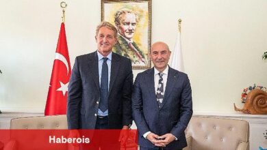 Başkan Soyer ABD Büyükelçisi Jeffry Flake'i ağırladı